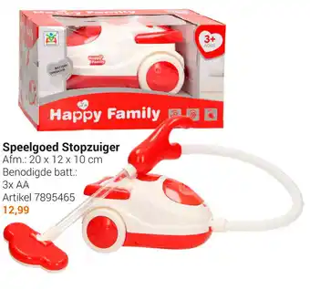 Lobbes Speelgoed Stopzuiger 20 x 12 x 10cm aanbieding