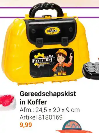 Lobbes Gereedschapskist in Koffer 24,5 x 20 x 9cm aanbieding
