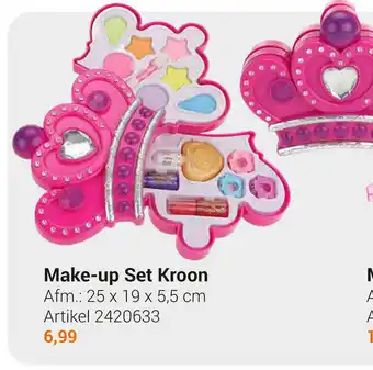 Lobbes Make-up Set Kroon 25 x 19 x 5,5cm aanbieding