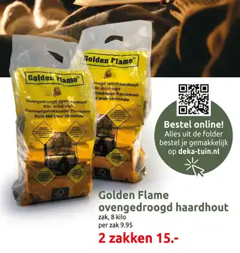 Deka Tuin Golden Flame ovengedroogd haardhout aanbieding