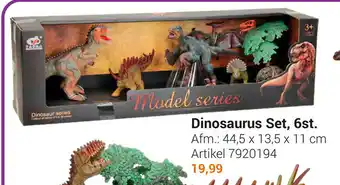 Lobbes Dinosaurs Set, 6st 44,5 x 13,5 x 11cm aanbieding