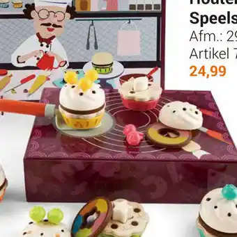 Toycentrum Drachten Houten Cupcake speelset aanbieding