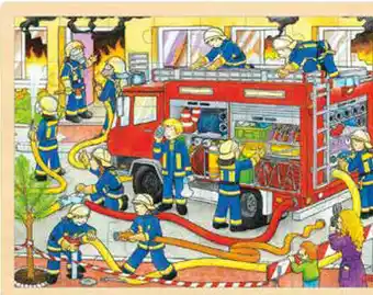 Toycentrum Drachten Houten Legpuzzel 48st - Brandweer aanbieding