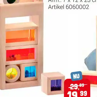 Toycentrum Drachten Wonderworld Geluidsblokken regenboog aanbieding