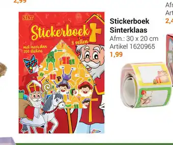 Lobbes Stickerboek Sinterklaas 30 x 20 cm aanbieding