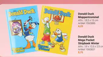 Lobbes Donald Duck Moppentrommel 18,5 x 13cm aanbieding