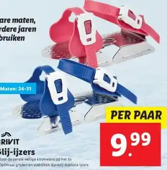 Lidl Crivit glij-ijzers aanbieding