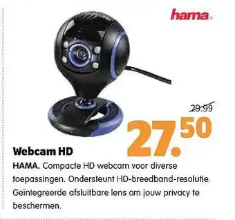 Plentyparts Webcam HD Hama aanbieding