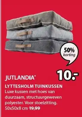 Jysk Lyttesholm tuinkussen aanbieding