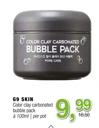 Amazing Oriëntal G9 skin color clay carbonated bubble pack aanbieding