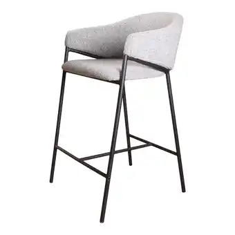 fonQ Ds4u elza barkruk boucle grijs 65 cm aanbieding