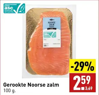 ALDI Gerookte Noorse zalm 100 g aanbieding