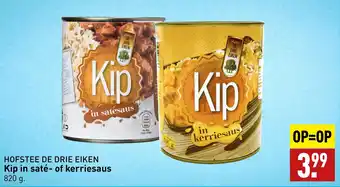 ALDI Kip in sate of kerriesaus 820 g aanbieding