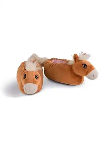 Amazon Nici 43218 mustang ayeta pantoffels paard leotie, 38-41, lichtbruin aanbieding