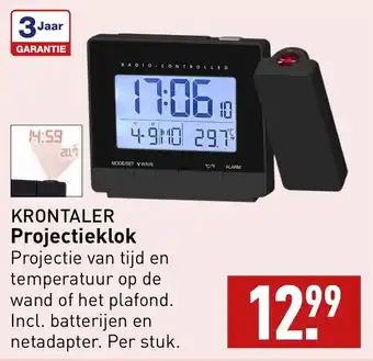 ALDI Projectieklok aanbieding