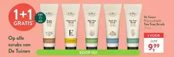 Holland & Barrett De tuinen tea tree scrub aanbieding
