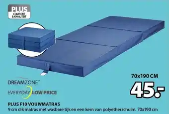 Jysk Plus f10 vouwmatras 70x190 cm aanbieding