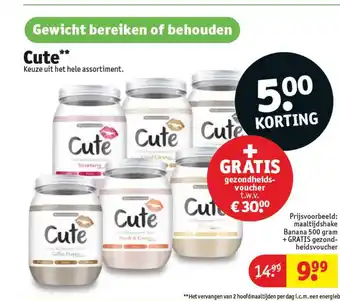 Kruidvat Cute 500g aanbieding