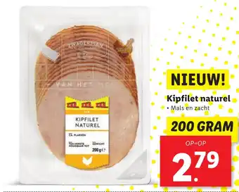 Lidl Kipfilet naturel 200 GRAM aanbieding