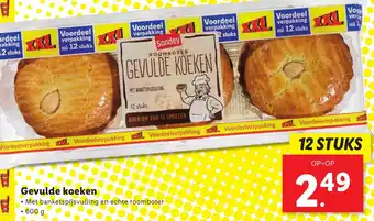 Lidl Gevulde koeken aanbieding