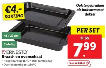 Lidl Braad en ovenschaal aanbieding