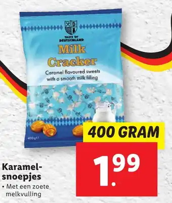 Lidl Karamelsnoepjes 400 GRAM aanbieding