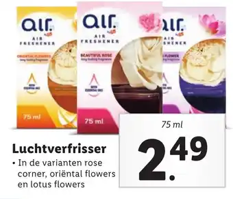 Lidl Luchtverfrisser 75 ml aanbieding