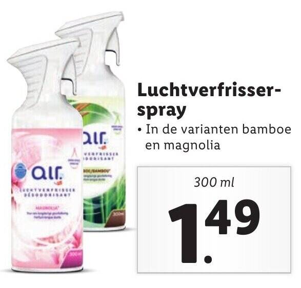 MR724 MEDIARANGE luchtreiniger 400ml ontvlambaar spray (320604440004
