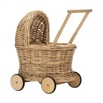 Babypark Babypark exclusief classic poppenwagen - naturel aanbieding