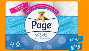 Coop Page toiletpapier compleet shoon aanbieding