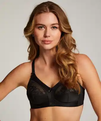 Hunkemoller Hunkemöller niet-voorgevormde bh zonder beugel sara zwart aanbieding