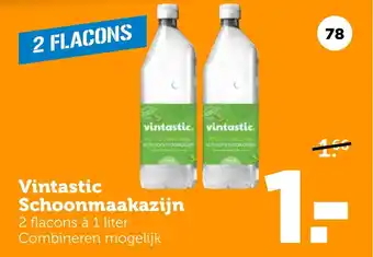 Coop Vintastic Schoonmaakazijn aanbieding