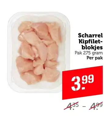 Coop Scharrel Kipfilet-blokjes aanbieding