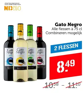 Coop Gato Negro aanbieding