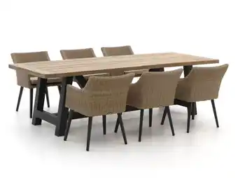 Kees Smit Manifesto matese/bresimo 260cm dining tuinset 7-delig aanbieding