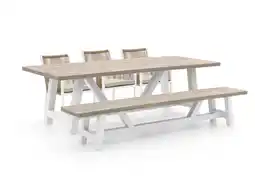 Kees Smit Manifesto rivola/bresimo 260cm dining tuinset met bank 5-delig aanbieding