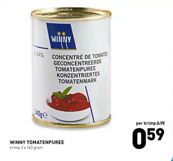 De Kweker Winny Tomatenpuree aanbieding