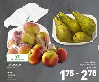 De Kweker Handperen Appels aanbieding