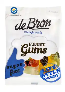 De Online Drogist De bron fruit gums suikervrij 100gr aanbieding