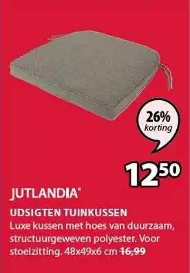 Jysk Udsigten tuinkussen 48x49x6 cm aanbieding