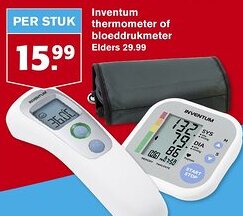 Hoogvliet Inventum thermometer of bloeddrukmeter aanbieding