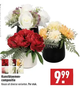 ALDI Kunstbloemencompositie aanbieding