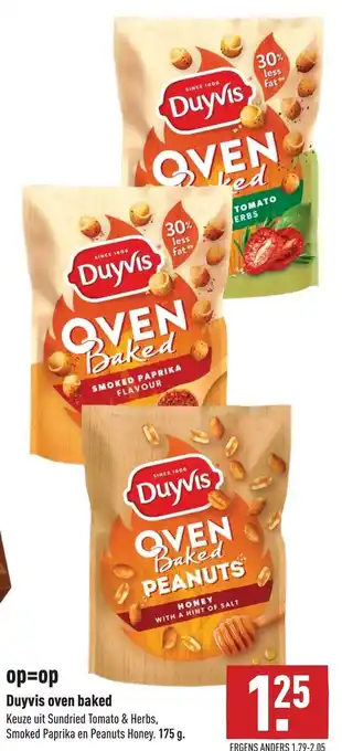 ALDI Duyvis Oven baked 175g aanbieding