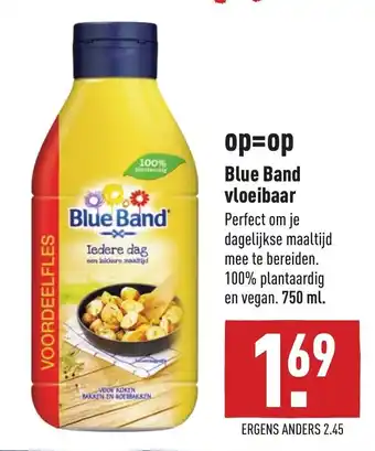 ALDI Blue Band vloeibaar 750ml aanbieding