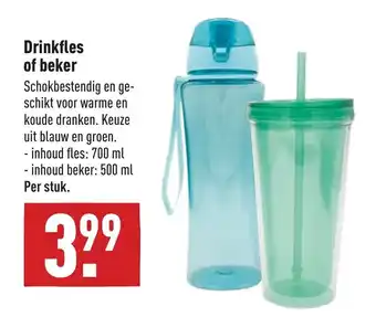 ALDI Drinkfles of beker aanbieding