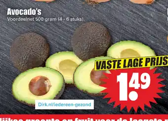 Dirk Avocado 500g aanbieding