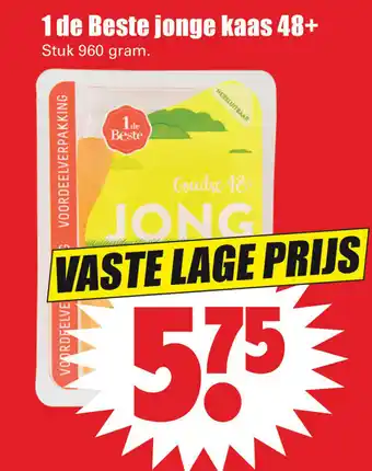 Dirk Jong kaas 48+ 960g aanbieding