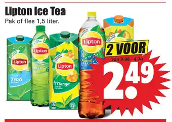 Dirk Lipton Ice Tea 2*1.5L aanbieding