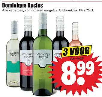 Dirk Dominique Duclos 3*750ml aanbieding