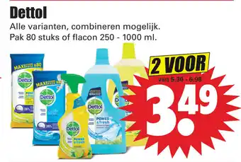 Dirk Dettol 2 st aanbieding